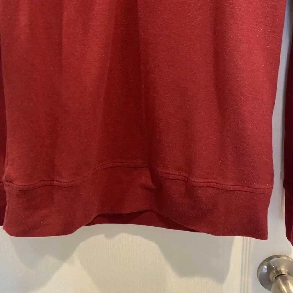 BCG long sleeve athletic shirt, size small maroon - Picture 3 of 6